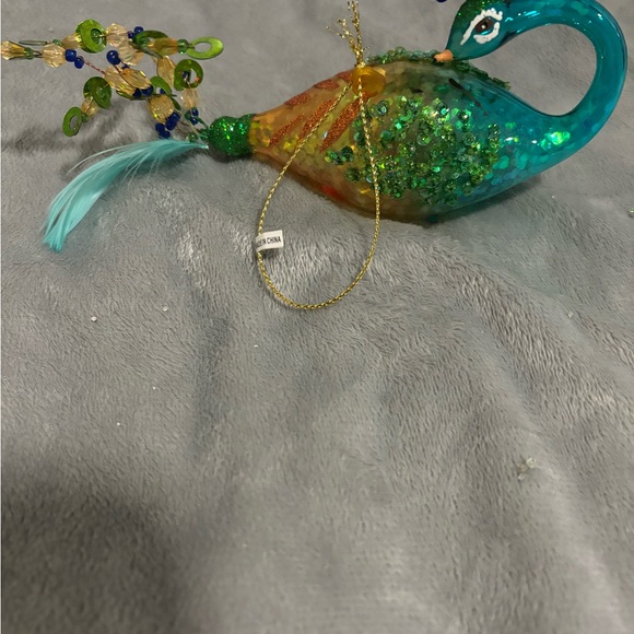 Lot of turquoise Christmas ornaments - Picture 9 of 12